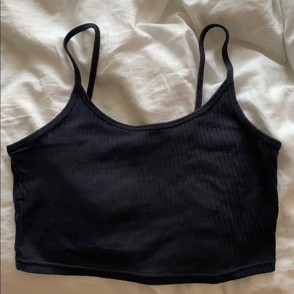 Top shop black crop tank
